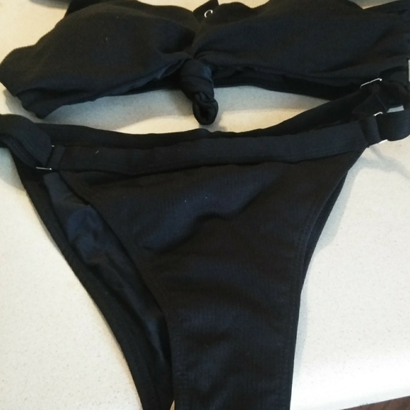 Ladies bikini set blk xlg - Picture 1 of 4